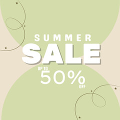 Abstract Summer Sale design for advertising, banners, leaflets and flyers.