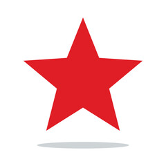 Red Star Flat Style