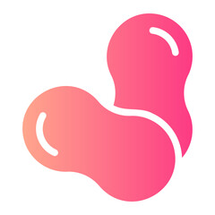 peanut gradient icon
