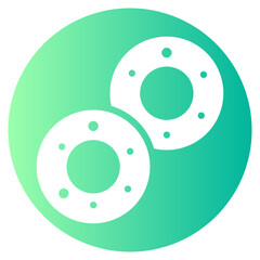 ring shaped gradient icon