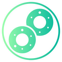 ring shaped gradient icon
