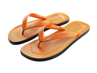 Flip flops die cut PNG style isolated on white and transparent background