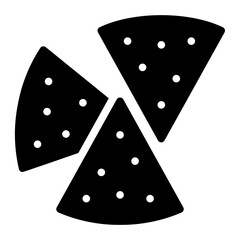 nachos glyph icon