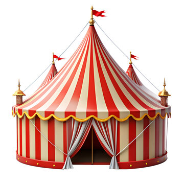 recommend clip art: Circus Tent Isolated on White Background, transparent png