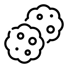 cookies line icon