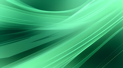 Fototapeta premium abstract light green background with lines. illustration technology