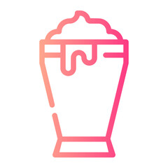milkshake gradient icon