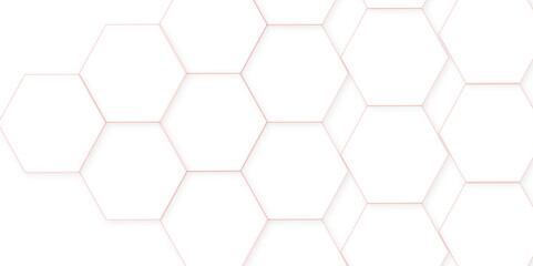 Abstract background with seamless pattern honeycombs hexagon. Hexagon concept design abstract technology background. 