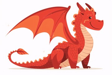 a cartoon of a dragon