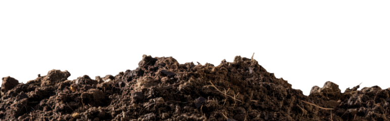 Soil compost sticker transparent background PNG clipart