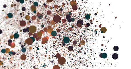 confetti png. Gold confetti falls from the sky.