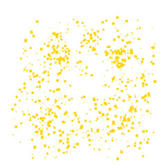 golden dust light particle