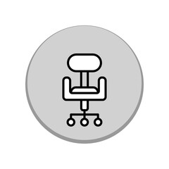 Office chair icon PNG