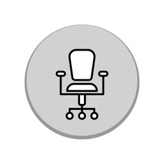 Office chair icon PNG