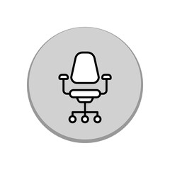 Office chair icon PNG