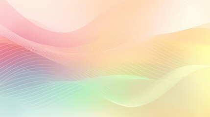 Fototapeta premium abstract pastel colors background with lines. illustration technology