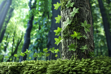 European Union Symbolism in the Context of Ecology, Ecology and European Union, environmental protection and sustainable developmen