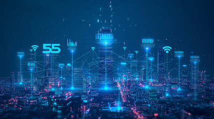 5G Wireless Network with High-Speed Internet and Cloud Computing Technology for Smart City Connectivity.