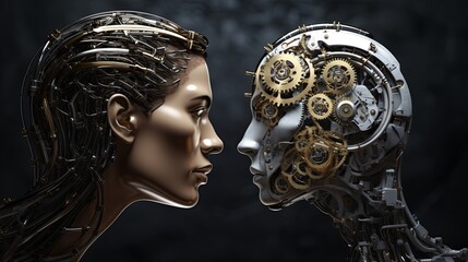 Fusion Evolution: Steampunk Concept of Biomechanical Human Future