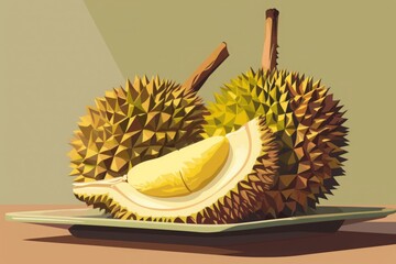 durian illustration