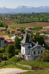 Friulian landscape in Fagagna, Italy