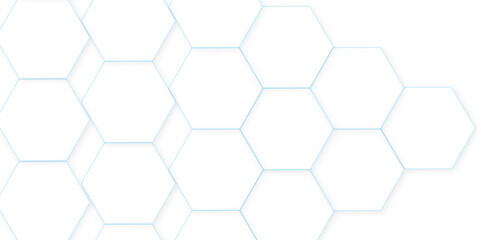 Abstract background with seamless pattern honeycombs hexagon. Hexagon concept design abstract technology background. 