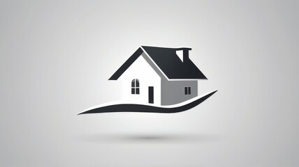 “Modern Minimalist Home Icon”