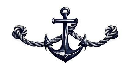 anchor with rope