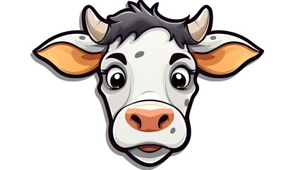 portrait of a cow
