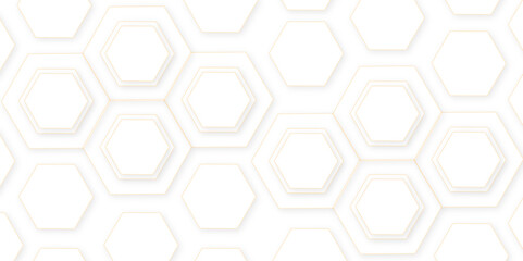 Abstract background with seamless pattern honeycombs hexagon. Hexagon concept design abstract technology background. 