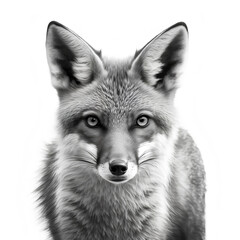 Fototapeta premium wolf isolated on white background