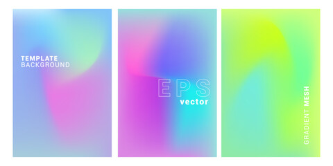 Soft blurred colorful gradient abstract background. fluid wave background Banner, poster, flayer, advertising template.