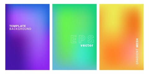 Soft blurred colorful gradient abstract background. fluid wave background Banner, poster, flayer, advertising template.