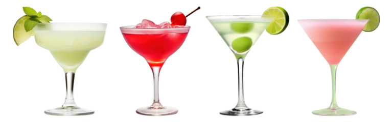 Martini cocktail drink set