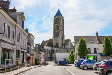 Church of Our Lady of the Assumption in Château-Landon, a rural village of the Gâtinais in Seine...