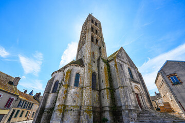 Church of Our Lady of the Assumption in Château-Landon, a rural village of the Gâtinais in Seine...