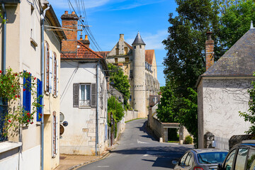 Royal Abbey of Saint-Séverin in Château-Landon, a rural village of the Gâtinais in the French department of Seine-et-Marne, Paris Region, France