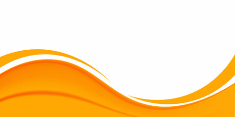 Abstract orange banner background. Graphic design banner pattern background template with dynamic curve shapes