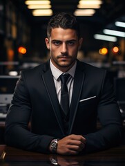 Fototapeta premium portrait of a professional man
