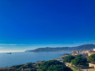 Obraz premium view of the sea from the sea