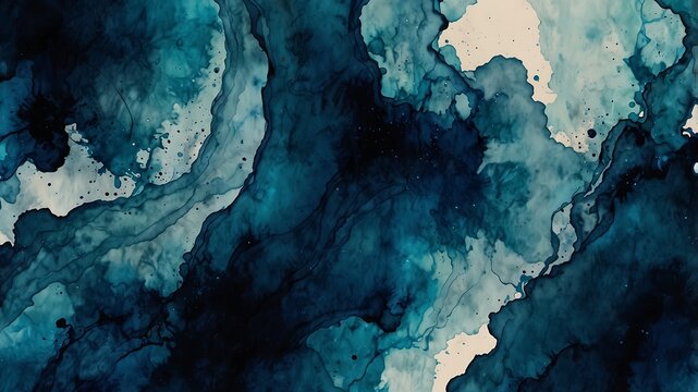 Abstract color gradient fluidity background design, ai generative