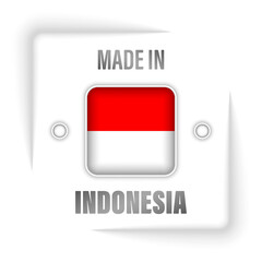 Made in Indonesia graphic and label.