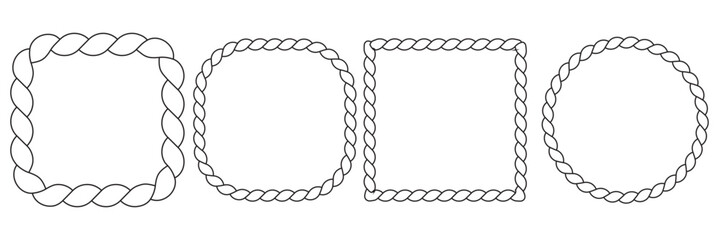 Rope icon, vector illustration. Vector illustration isolated on a white background for design and web.