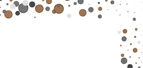 Multicolor confetti abstract background with a lot of falling pieces, isolated on a white background. Festive decorative tinsel element for design