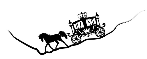 cinderella carriage silhouette