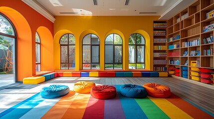 Transform learning spaces images of colorful classrooms and educational environments
