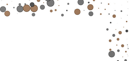 Glorious Cascade: Exquisite 3D Illustration of Glowing gold Confetti