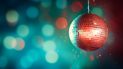 Obraz premium 3D rendering of a disco ball