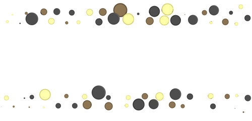 Radiant Festivity: Spectacular 3D Illustration Showcasing Radiating gold Confetti