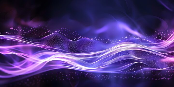 Flowing Wave Pattern Created by Dash Dot Lines: An Abstract Background. Concept Abstract Art, Dash Dot Lines, Flowing Wave Pattern, Background Design